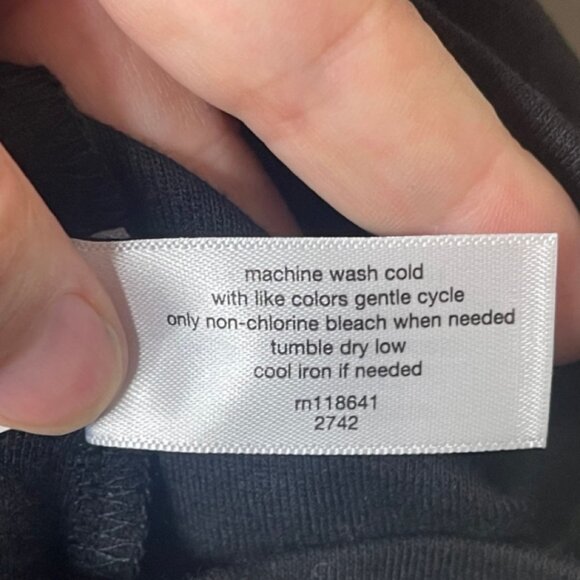 LANE BRYANT | NWOT Black Cotton Blend Ruffle Sleeve Crewneck Tee | Size 18/20 - Picture 8 of 10